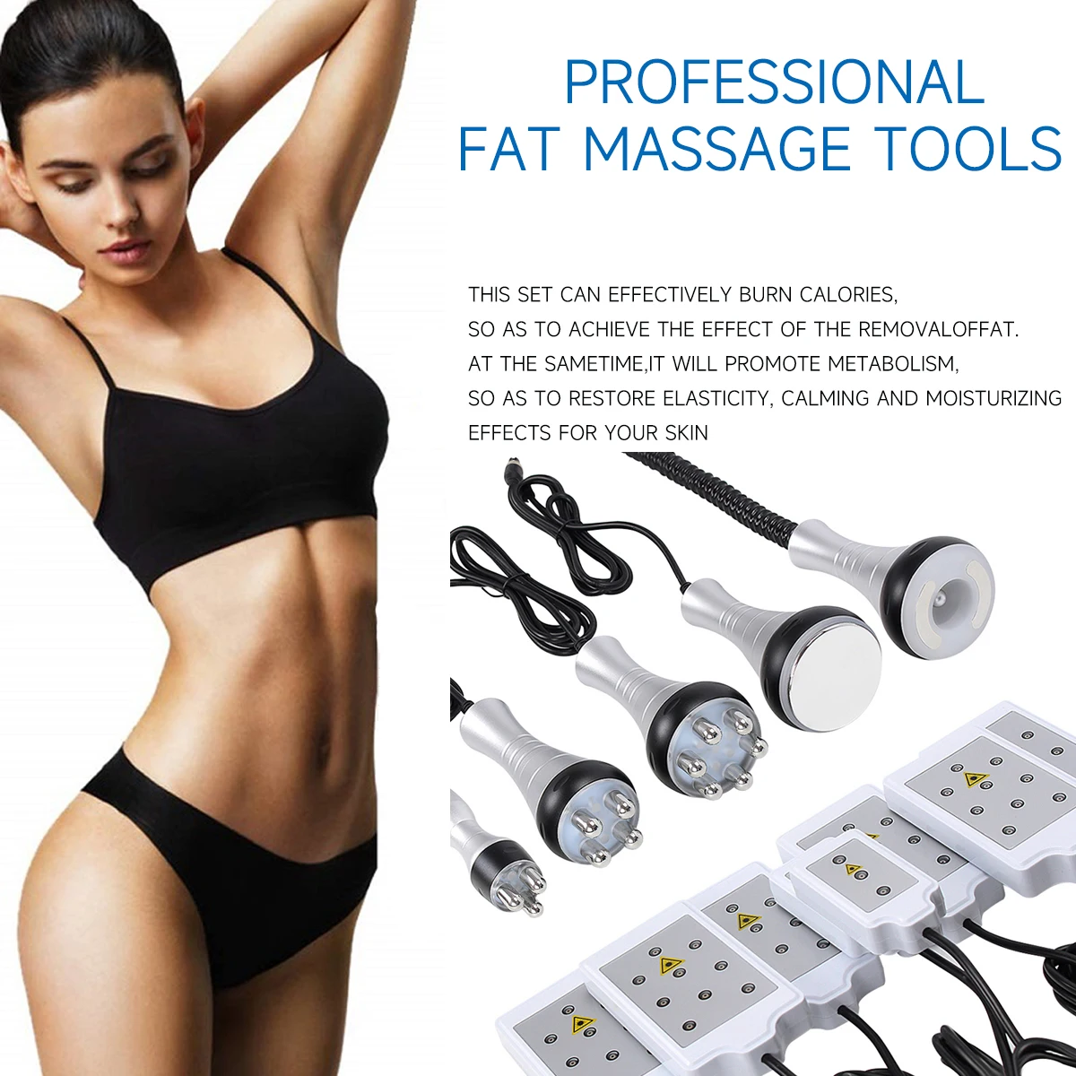 6 In 1 40K Ultrasonic Cavitation Machine Weight Loss Skin Tightening Vacuum Lipo Slimming KIM8 Machine for Home Use Body Shaping