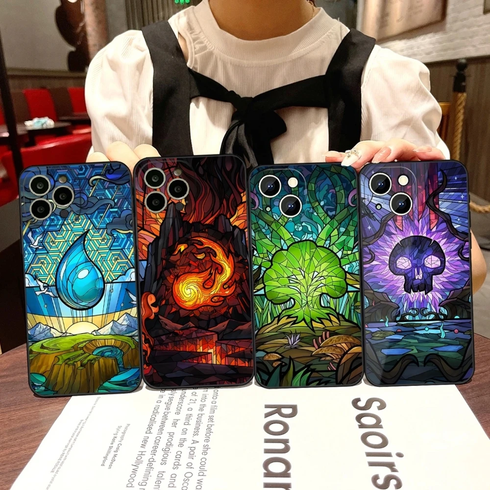 Gamer M-Magics The Gathering Phone Case for iphone 15 Pro Max 14 Pro Max 12 13 Mini 11 Xr X Xs 8 7 Plus Silicone Back Cover