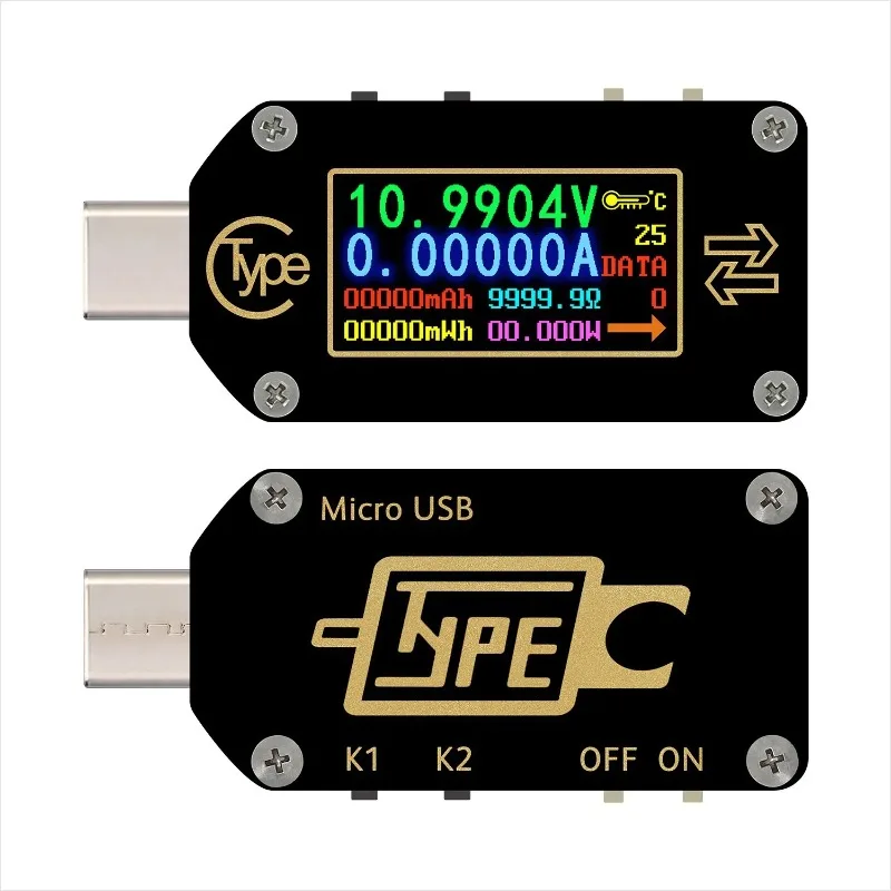 

TC66/TC66C Fast charging charging head data cable usb tester PD protocol tester decoy TypeC ammeter