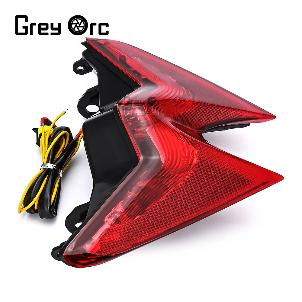 Motorcycle LED Taillight Brake Light Rear Warning Lamp With Turn Signal Features For Aprilia RS660 Tuono 600 RSV4 2011-2025
