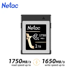 Netac CFexpress Type B Memory Card 256GB 512GB 1TB PCIe 3.0X2 Memoria for Digital SLR Camera RAW 4K 8K Video