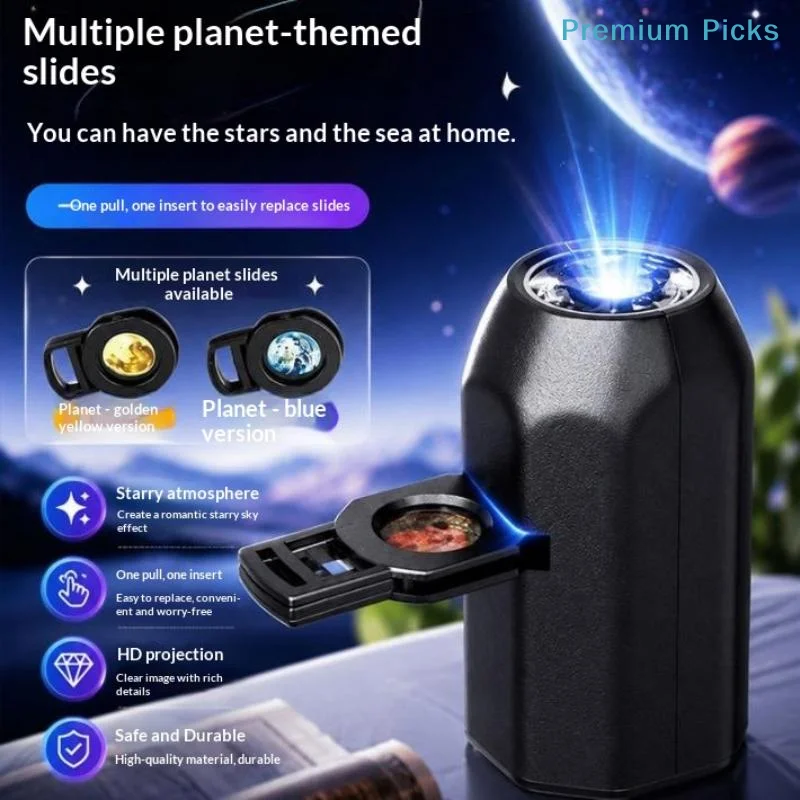 portableLow Power USB Galaxy Star Projector Mini Portable Planet Projection Lamp Soft Night Light for Baby Sleep Aid