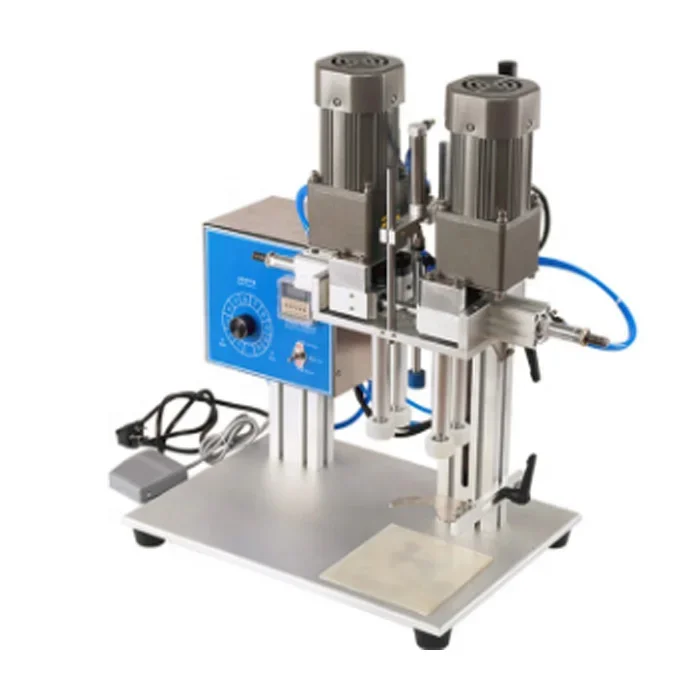 

Factory Supply Hot Sale Duck Mouth Screw Capping Machine Four Wheel Clamping Twisting Capping Machine