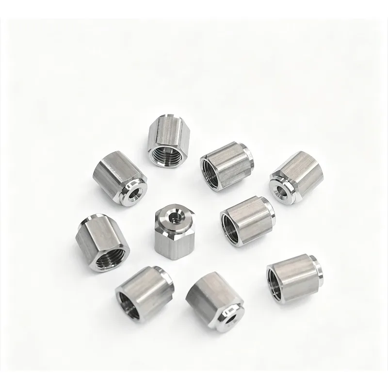 Gas Chromatography Column Split Nut Openless Screw Fitting GC Capillary Column Connector Replacement Fitting Accessories