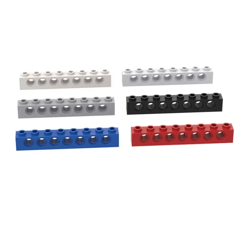 10Pcs 3702 1X8X7 Holes Thick Open Center Building Blocks Moc Accessories Compatible with Bricks DIY Spare Parts Toys