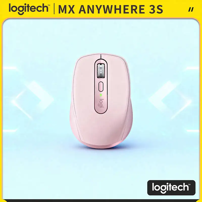 

Компактная мышь Logitech MX Anywhere 3S, эргономичный дизайн, перезаряжаемая, с быстрым прокруткой для портативных ПК Mac