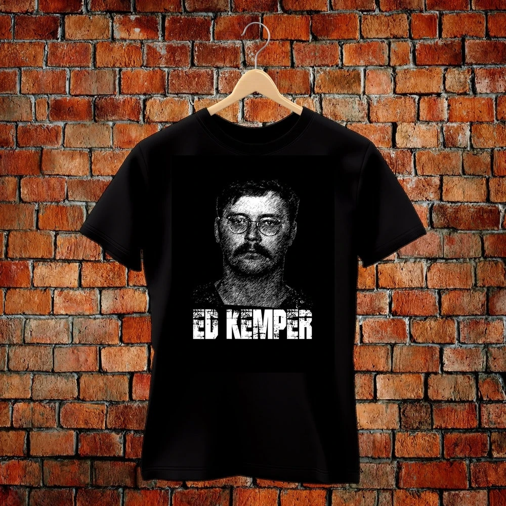 Ed Kemper T-shirt  + 14 Serial Killer Stickers