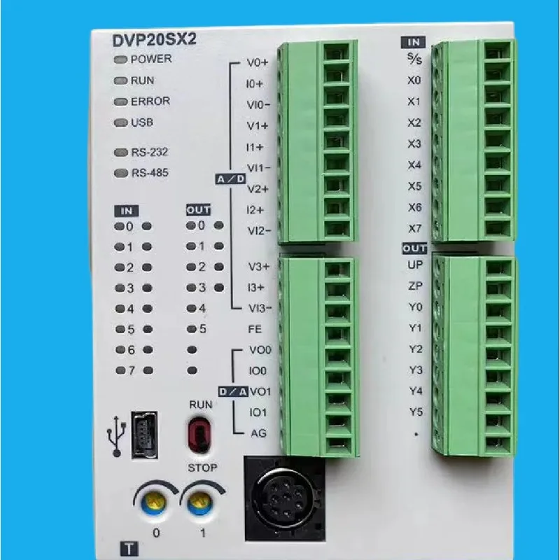 1pcs New original for Delta PLC DVP10/12/14/20/26/28SS/SA/SE/SX/211R/211T/R