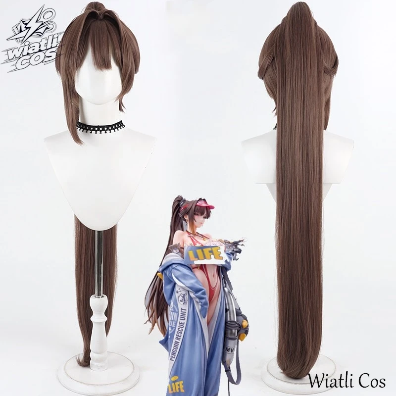 100-センチメートルヘアゲーム-niikke-勝利の女神マルシアナコスプレウィッグ耐熱人工毛ハロウィンパーティーロールプレイウィッグキャップ