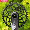 PASS QUEST 3mm Offest MTB 8 볼트 체인 링 좁은 넓은 치아 직접 마운트 자전거 체인 휠 자전거 부품 SRAM AXS 28T-44T 1
