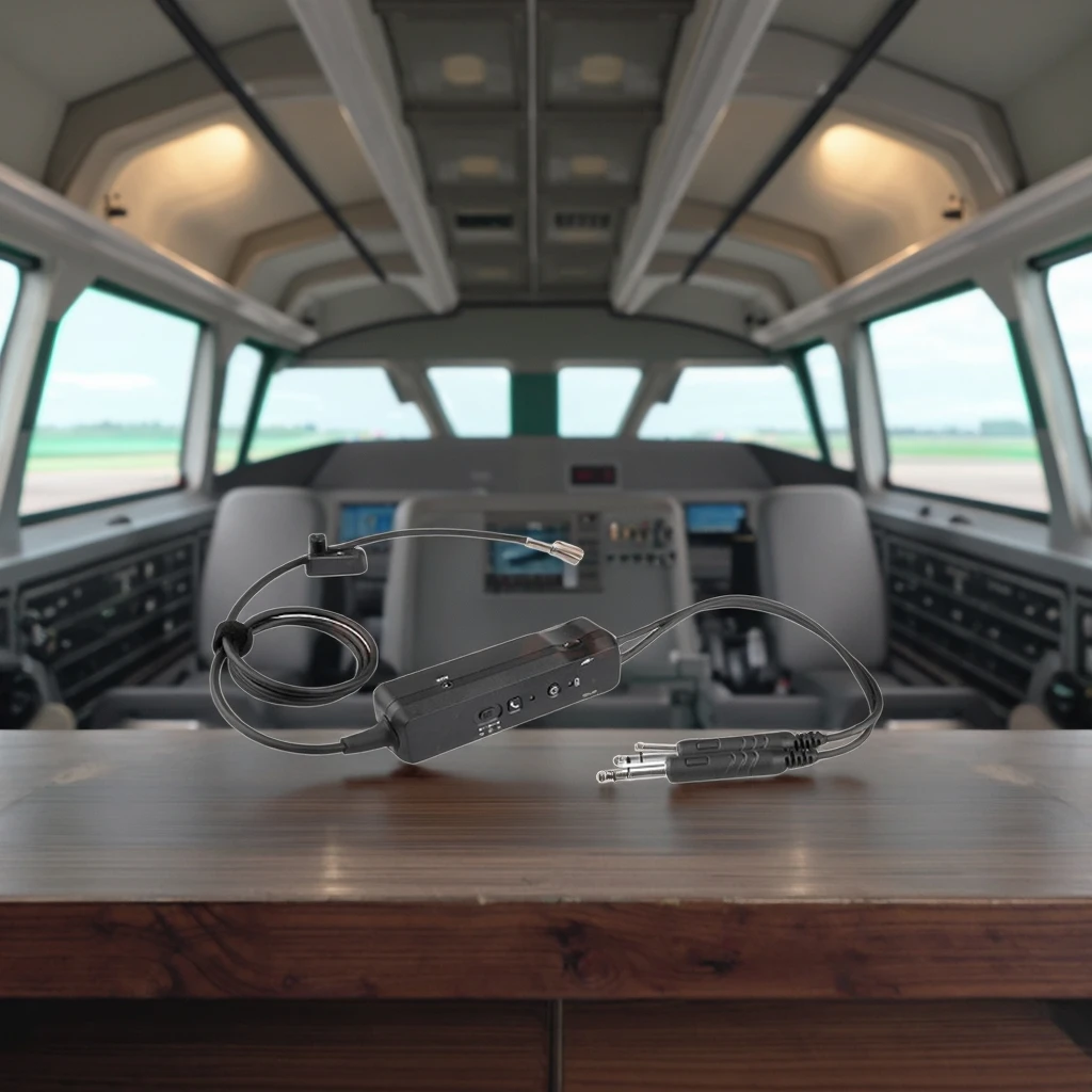 Bluetooth Module Replacement GAdual Plug Cable ANR Aviation Headset