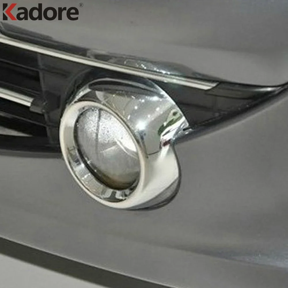 

For Peugeot 307 ABS Chrome Front Foglight Fog Lights Lamp Cover Trim Sticker Protect Exterior Accessories Car Styling