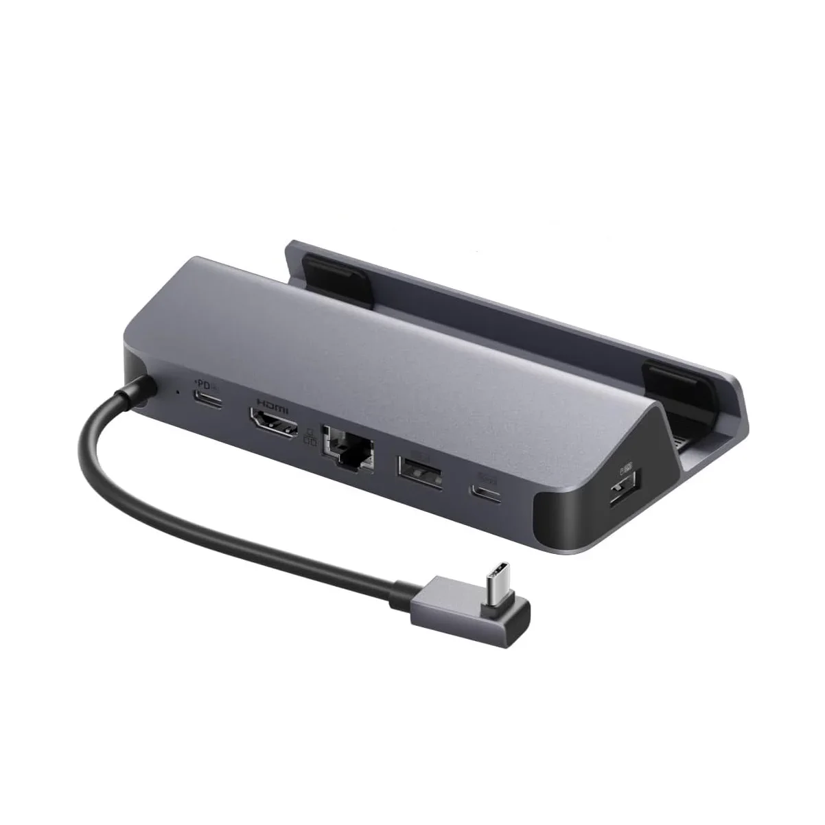 

Зарядная станция Anker для Steam Deck/ROG Ally, зарядная док-станция 6-в-1, концентратор USB C с HD-MI, Ethernet, 3 порта USB, быстрая зарядка 100 Вт