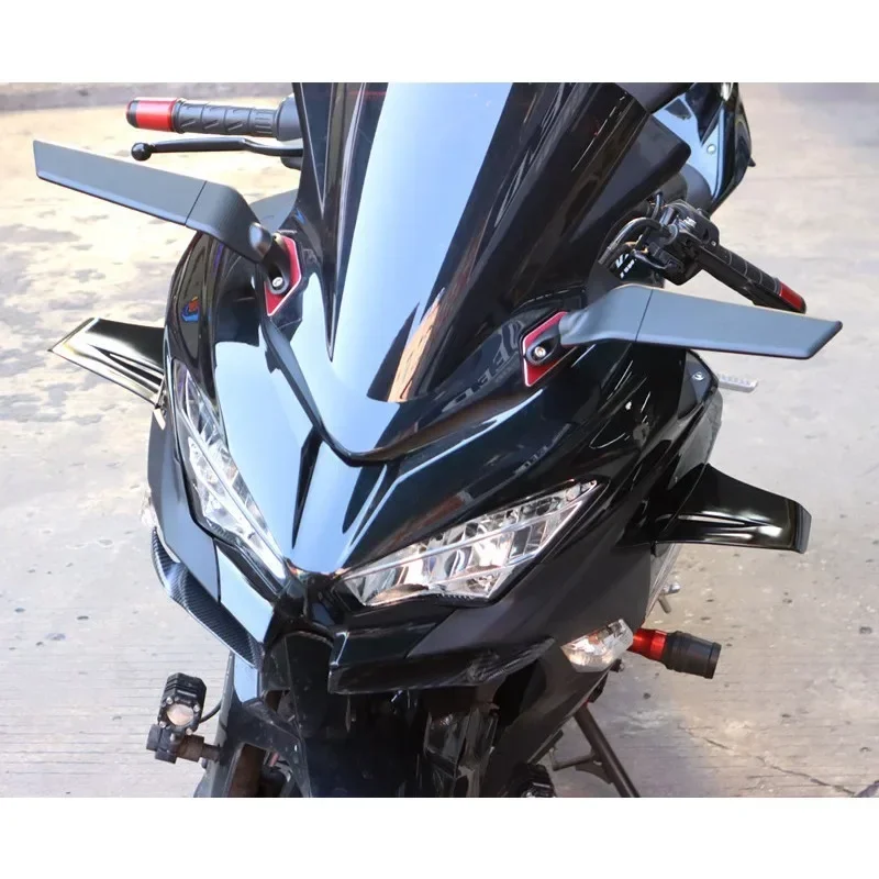 Universal Motorcycle Stablizer Air Deflector For KAWASAKI VOGE HONDA SUZUKI BENELLI Aprilia CFMOTO DUCATI Fixed Wing Accessories