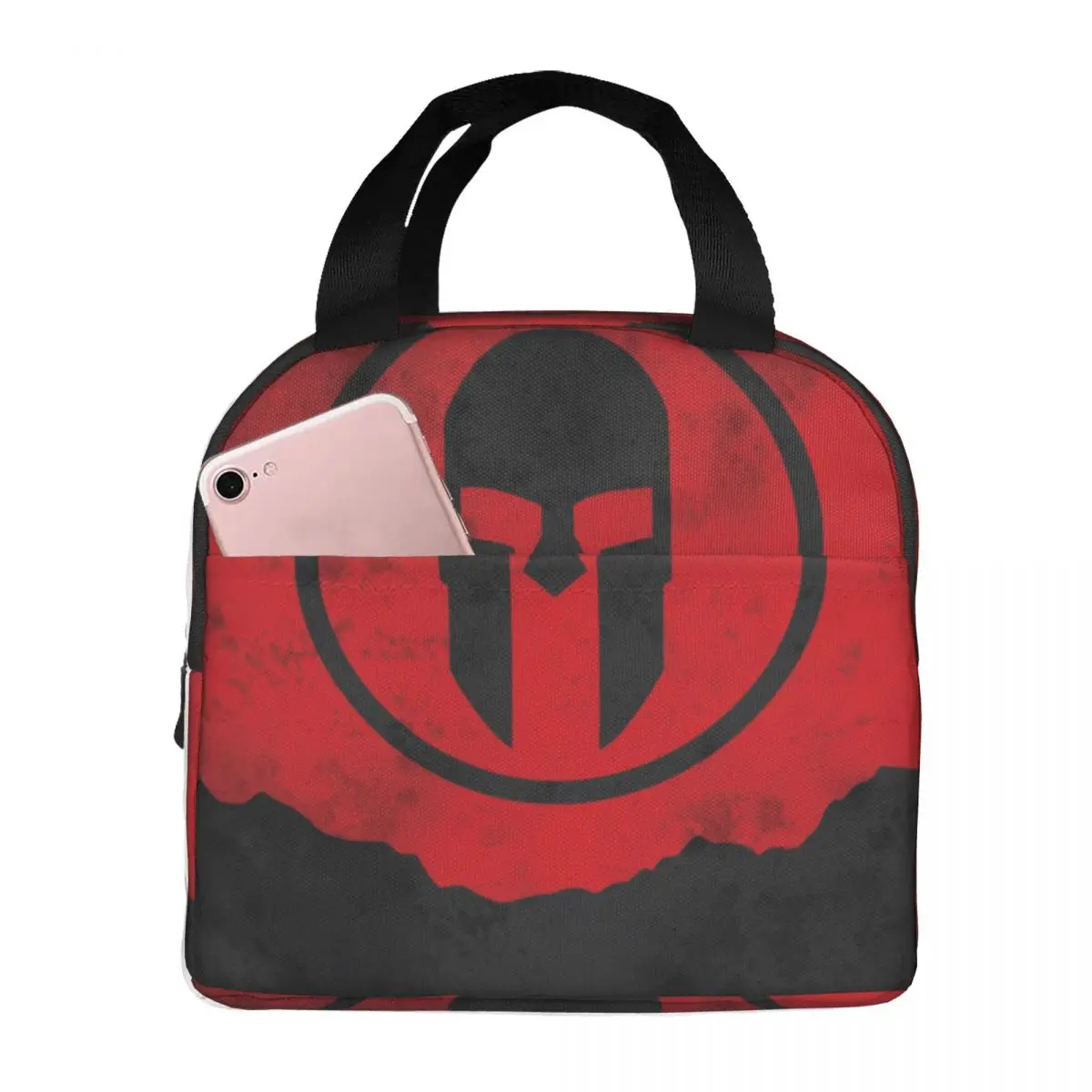 Sparta Spirit Spartan Race Insulated Lunch Bag for School Office Waterproof Cooler Thermal Lunch Box
