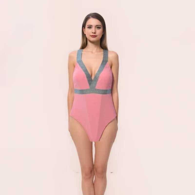 KNOW DREAM Women One-piece Swimsuit Bright Color Simple High Sensibility Sleeveless Beaches Of Secrets Woman Clothing