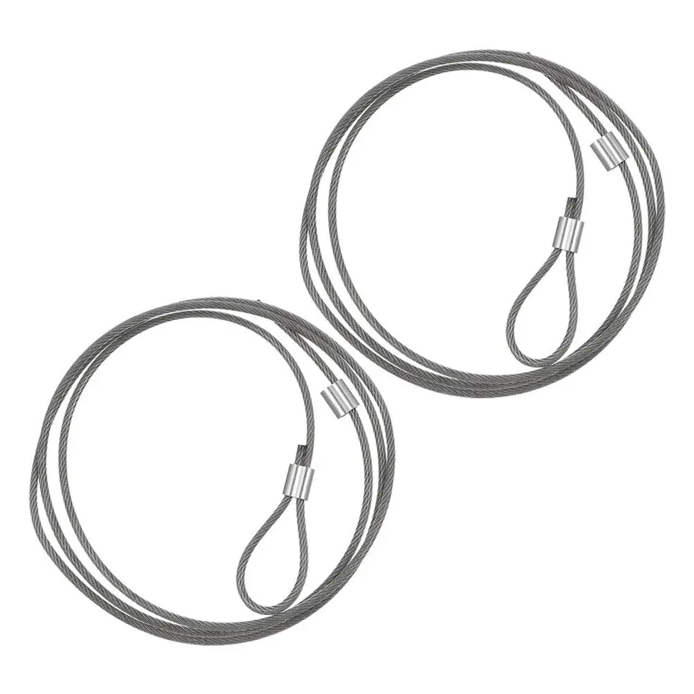 Red de baloncesto de repuesto, alambre de acero resistente para uso en interiores y exteriores, hogar, escuela, espacios públicos, aros de cuerda duraderos, 2 uds.