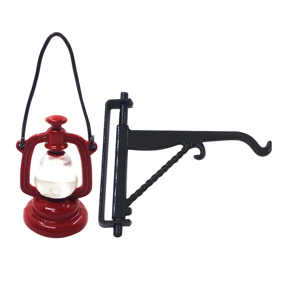 

Набор миниатюрных ламп из сплава для кукольного домика, декоративный реквизит, аксессуары для домашнего декора, миниатюрное освещение