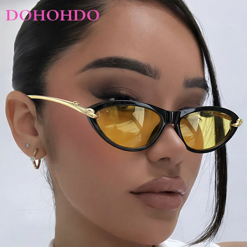 

Fashion Metal Cat Eye's Women Sunglasses Vintage Brand Design Small Frame Men Sunglass Outdoor Travel Ladies Shades Очки UV400