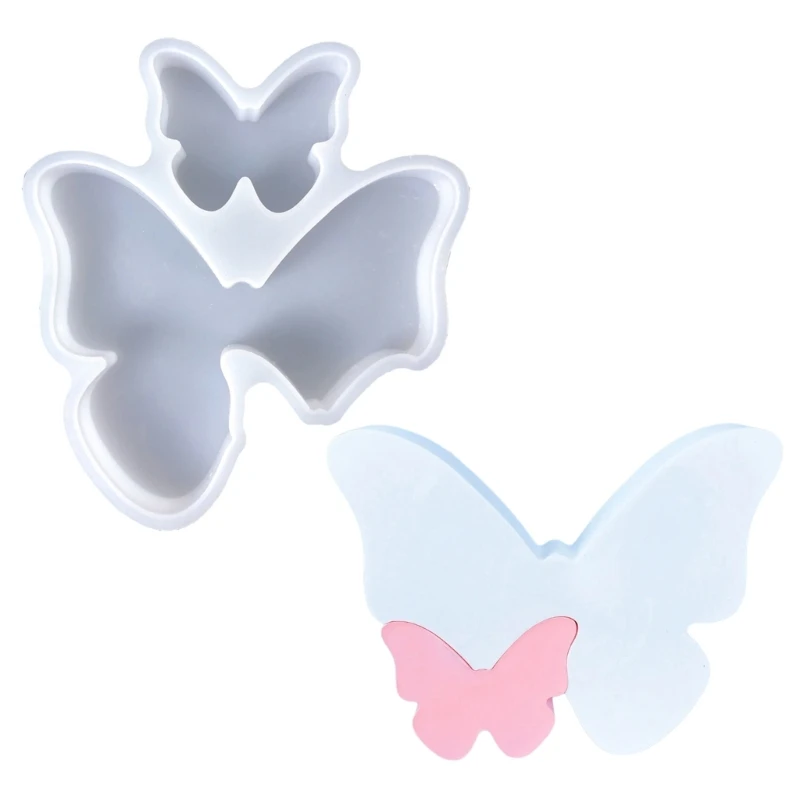 

DIY Lovely Butterfly Shaped Decoration Sculpture Silicone Mold Handmade Home Decor Desktop Ornament Epoxy Resin Casting Mould