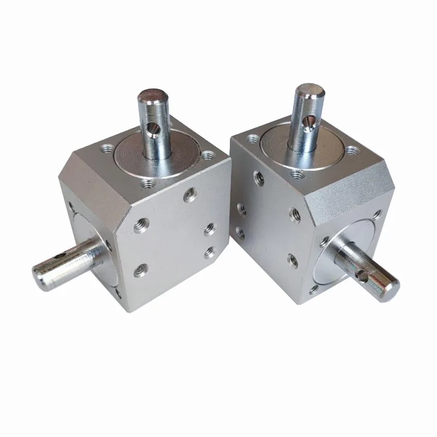 20 Teeth 90° /Right Angle Conical Bevel Gearbox Right Angle Commutator Device Speed Ratio 1:1 Double 8MM Shaft