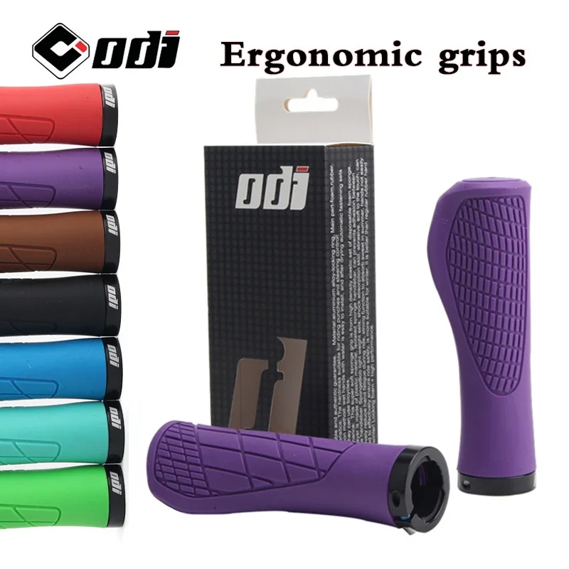 

ODI Lock on Bicycle Grips Durable Rubber Bicycle Handlebar Grip Ergonomics Mountain Bike Handle Waterproof Dustproof MTB Cuffs