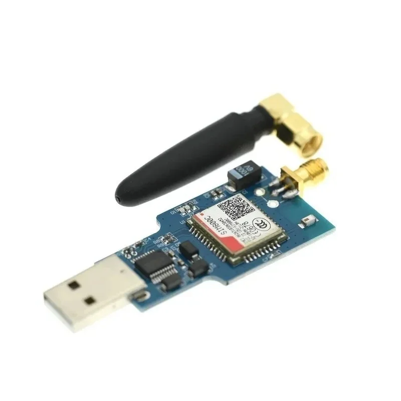 USB To GSM Module Quad-band GSM GPRS SIM800 SIM800C Module For Wireless Bluetooth SMS Messaging With Antenna