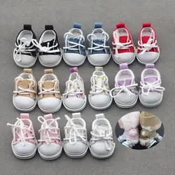 New 3.5*2cm Shoes For 17cm Labubu Accessories Fashion Canvas Shoes Canvas Shoes Doll Dress Up Clothing Accessories