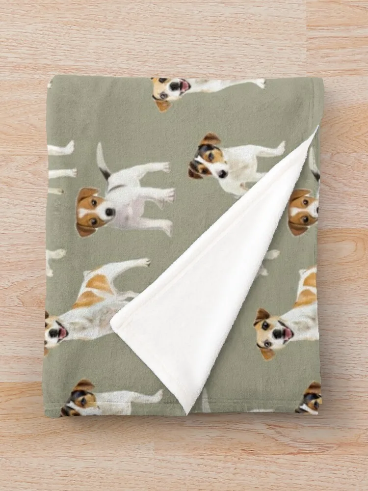 Jack Russell Terrier dogs Throw Blanket Blankets For Bed bed plaid Beach Blanket