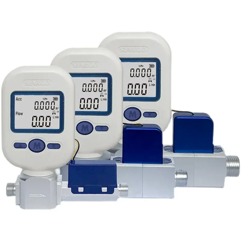 MF5706(0-20L)Gas Mass Flow Meters MF5712(0-250L)Compressed Air/Nitrogen/Oxygen/Argon/Carbon Dioxide Tester Digital Flowmeter