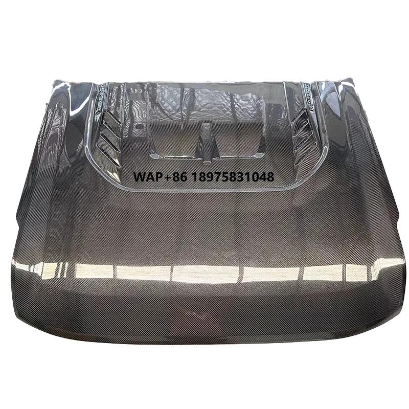 

Factory Wholesale Carbon Fiber Car Front Hood Bonnet Cover for Bronco Raptor Style Engine Hood
