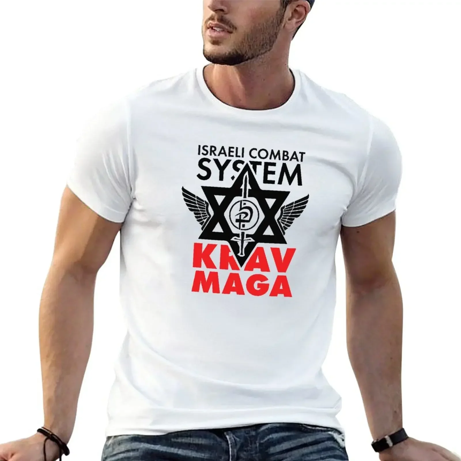 Krav Maga Israeli Combat System T-Shirt kawaii clothes customized t shirts custom t shirts T-shirts for men cotton heavyweight