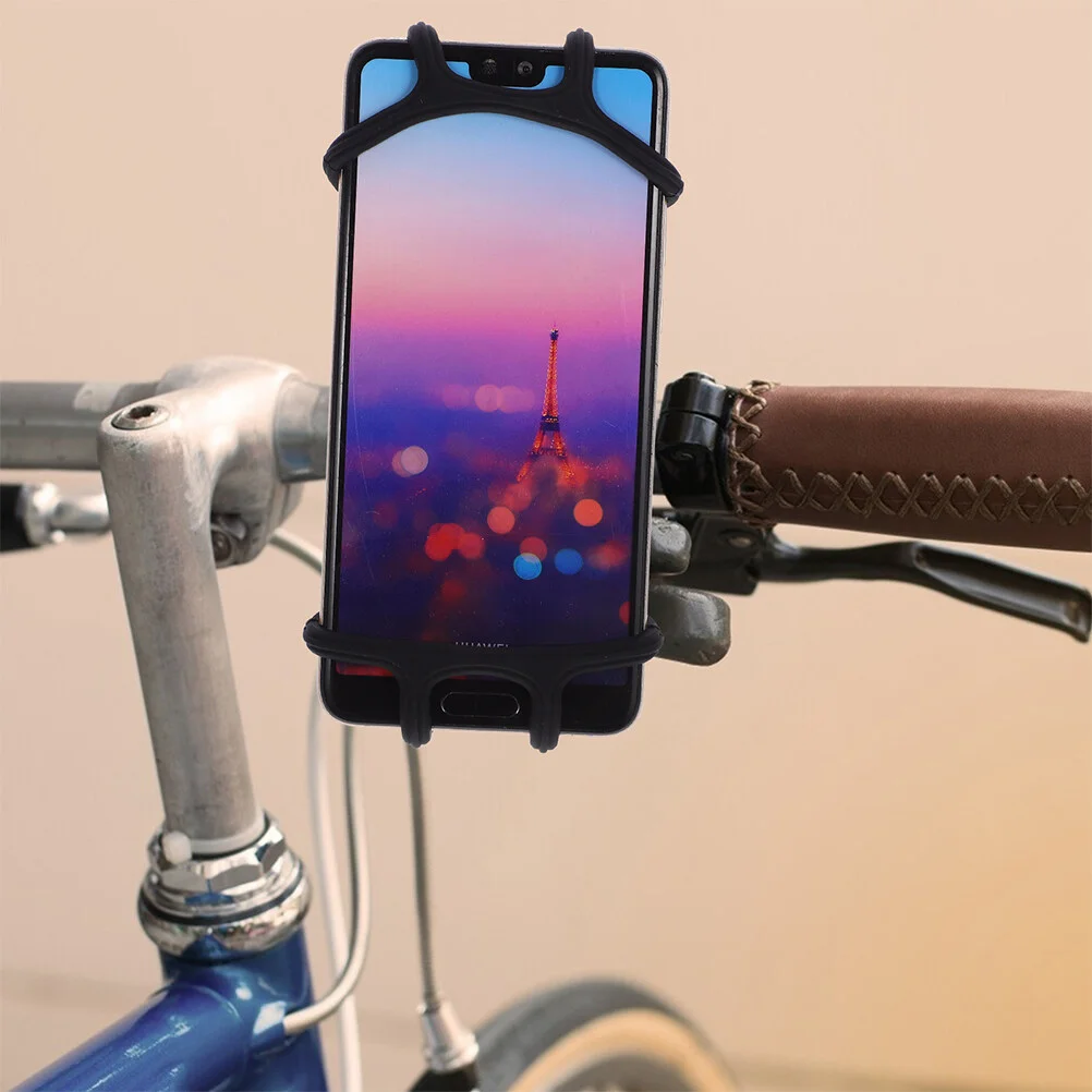 

2pcs Bike Phone Mount Handlebar Phone Holder Mountain Bike Mobile Phone Clamp Mobile Phone Strap Holder Mobile Phone Clip