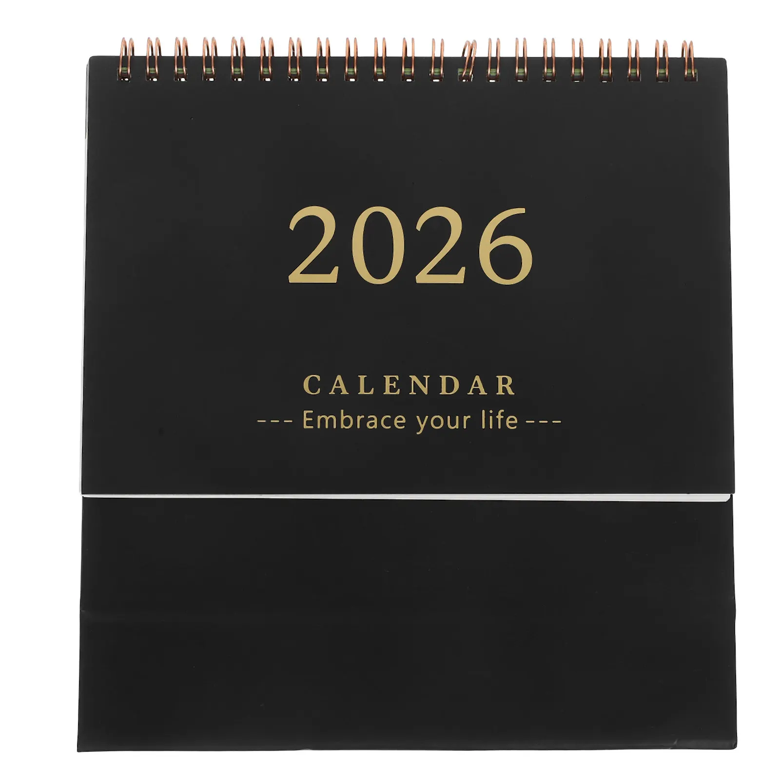 2026 Desktop Calendar Small Standing Flip Format Minimalist Design Thick Paper No Bleed Through Daily Planner for Teachers