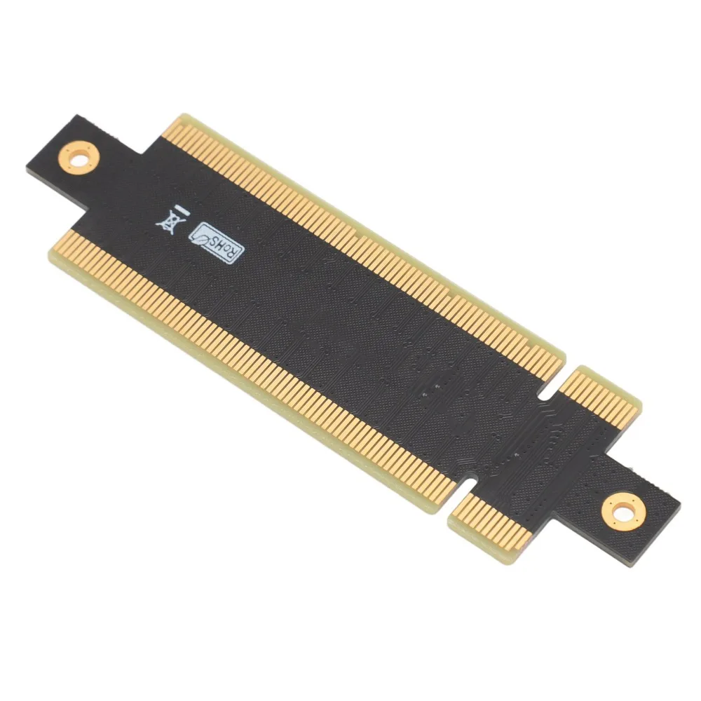 

Male to Male PCI Express 16x Adapter Card High Speed Stable PCIe 16X Extender Converter PCIe 16X Riser Card Server Chassis