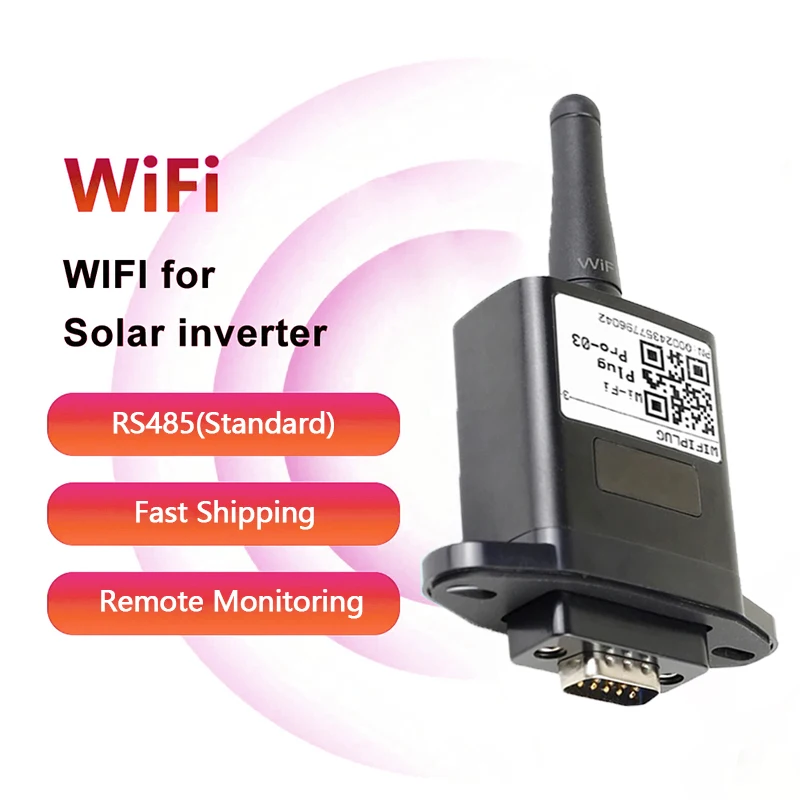 MPPT WIFI  off-grid hybrid solar inverter WiFi side WiFi module wireless device and RS485 remote monitoring solution