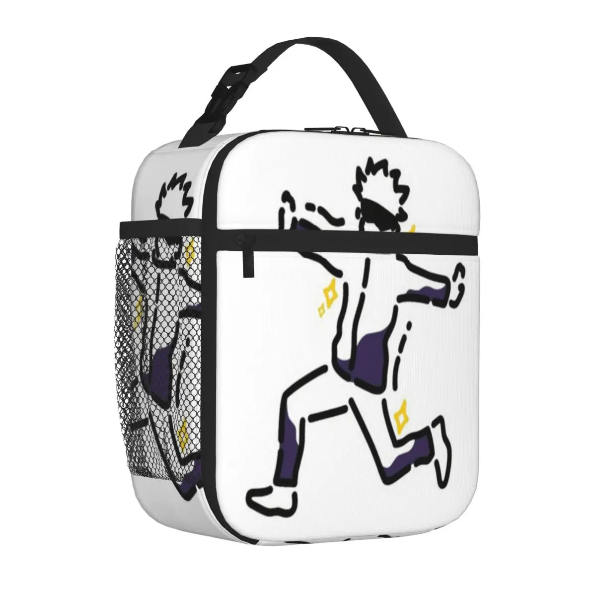 Bestselling Crazy Gojo Saturo Minimalist Thermal Lunch Bag Children Outing Adult Lunch Bag