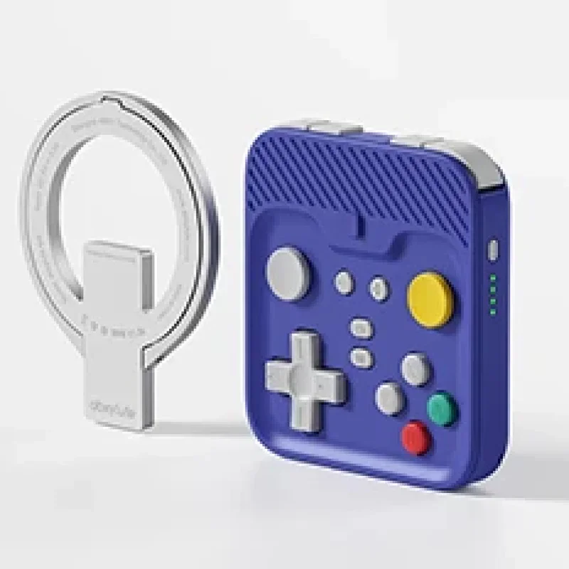 abxylute M4 ゲームコントローラー　青色 Abxylute M4 スナップオン式スマホコントローラー 磁気ミニモバイル