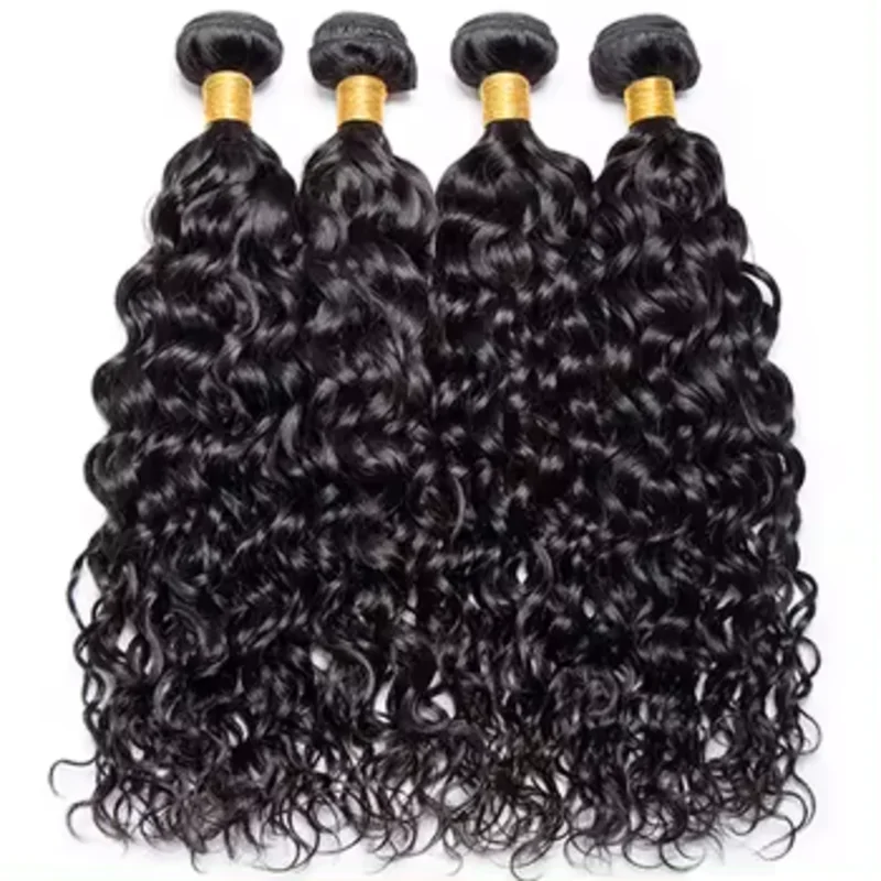 Brazilian Virgin Hair Deep Wave Bundles 100% Human Hair Unprocessed Human Hair Deep Curly Bundles Hair Extensions Natural Color