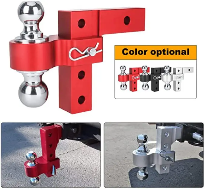 Custom Metal Machining Auto Parts Aluminum Alloy Trailer Rear Bars Wire EDM Services Modified Trailer Suspension Tow Hook view 5