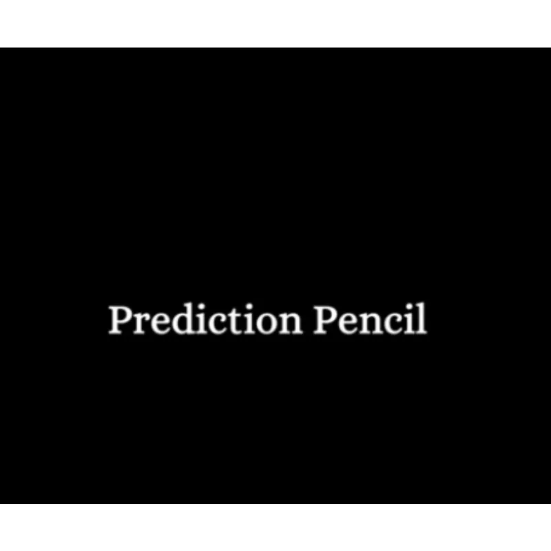 Lápiz de predicción: magia matemática con números, trucos de magia de primer plano, trucos de ilusiones, mago principiante, mente fácil de hacer