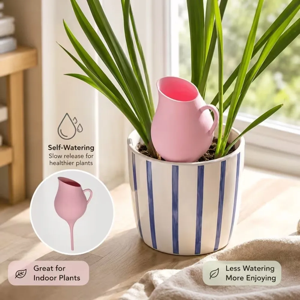 3D Printed Terracotta Self Watering Spikes Watering Can-shaped Plastic Funnel Plant Drip Irrigation Device Effort-saving