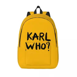 Karl Who Laptop Backpack Men Women Casual Bookbag for School College Student Bag