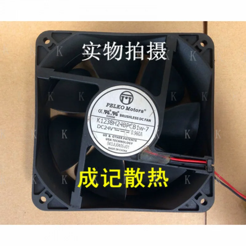 

C 1 шт. для PELKOMOTORS K1238H24BPCB1-7 24 В 0,96 А 12 см 12038 инверторный вентилятор