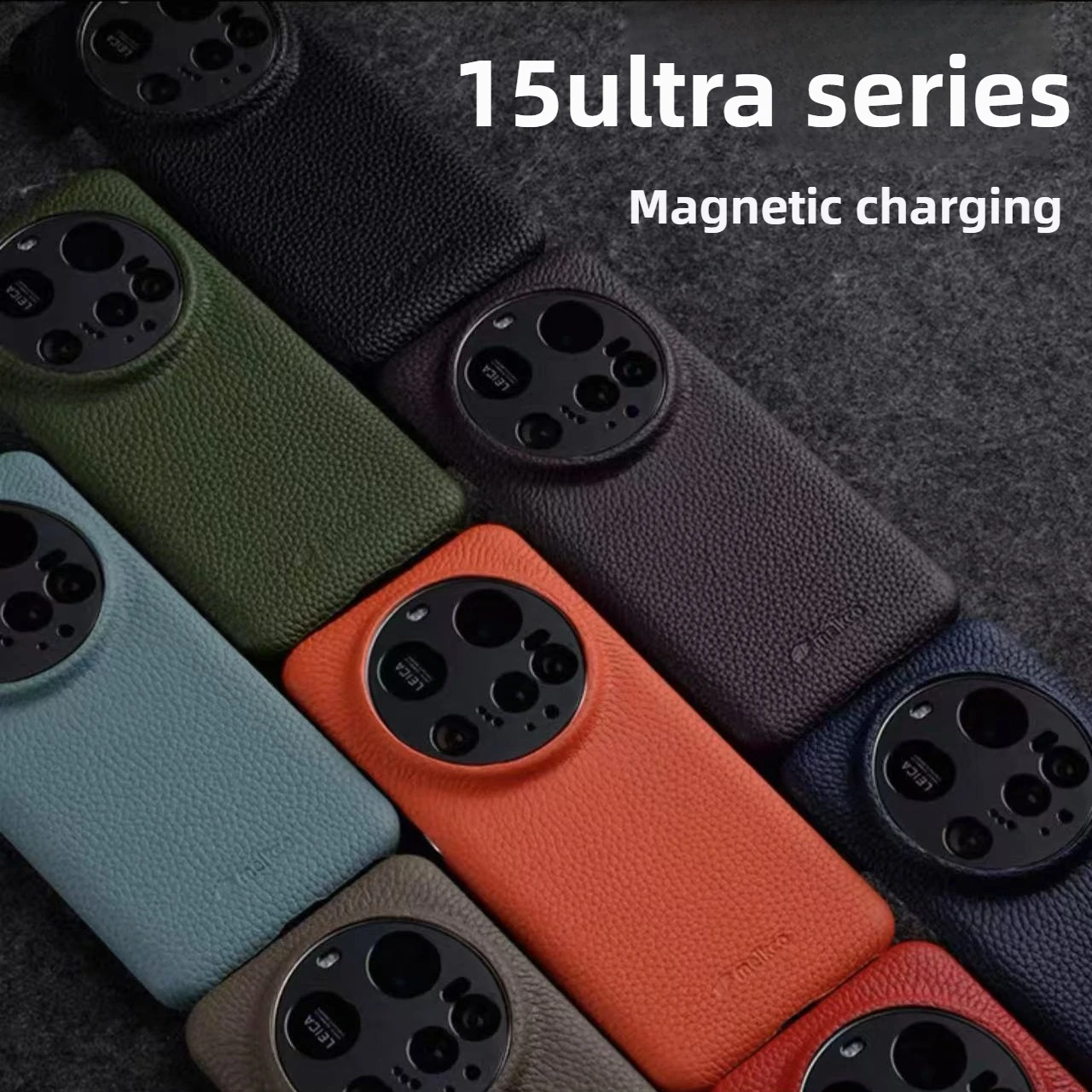 

Кожаный чехол Melkco с магнитной зарядкой для Xiaomi 15 Ultra Mi 15 Pro Camera Len Protector + чехол из натуральной яловой кожи для мобильного телефона