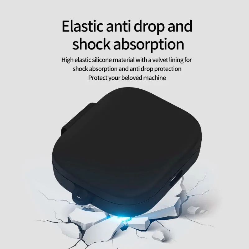 Redmi Buds 6 アクティブワイヤレスヘッドフォン用ケース保護カバー全身ソフトシリコンキーチェーン付きヘッドフォンアクセサリー