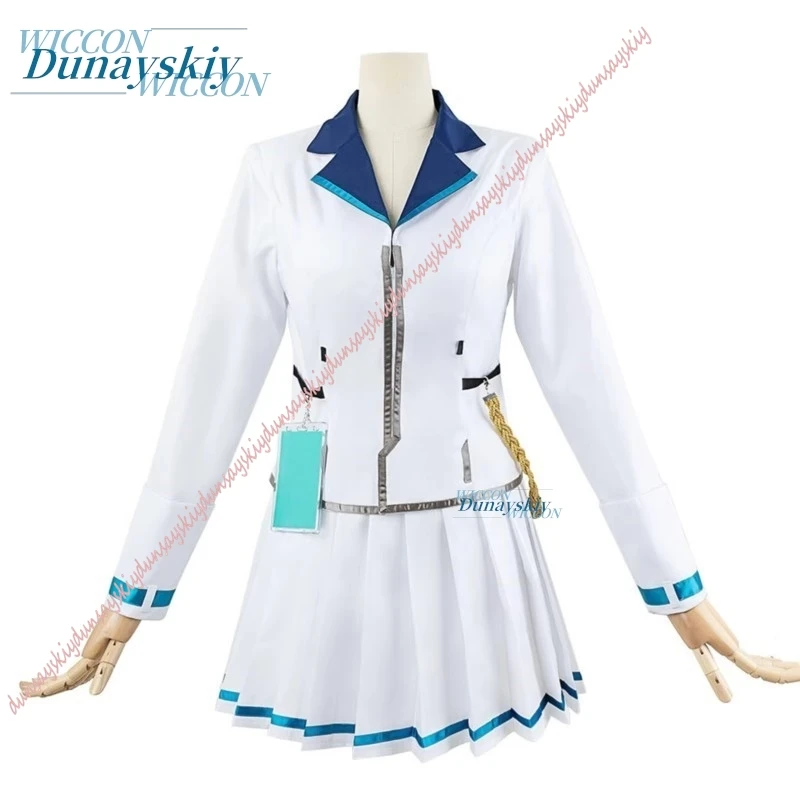 Anime Game Female Full Set Halloween Party Performance Wear Wig Heaven Burns Red Shirakawa Yuina Cosplay Costume Collection cute view 3