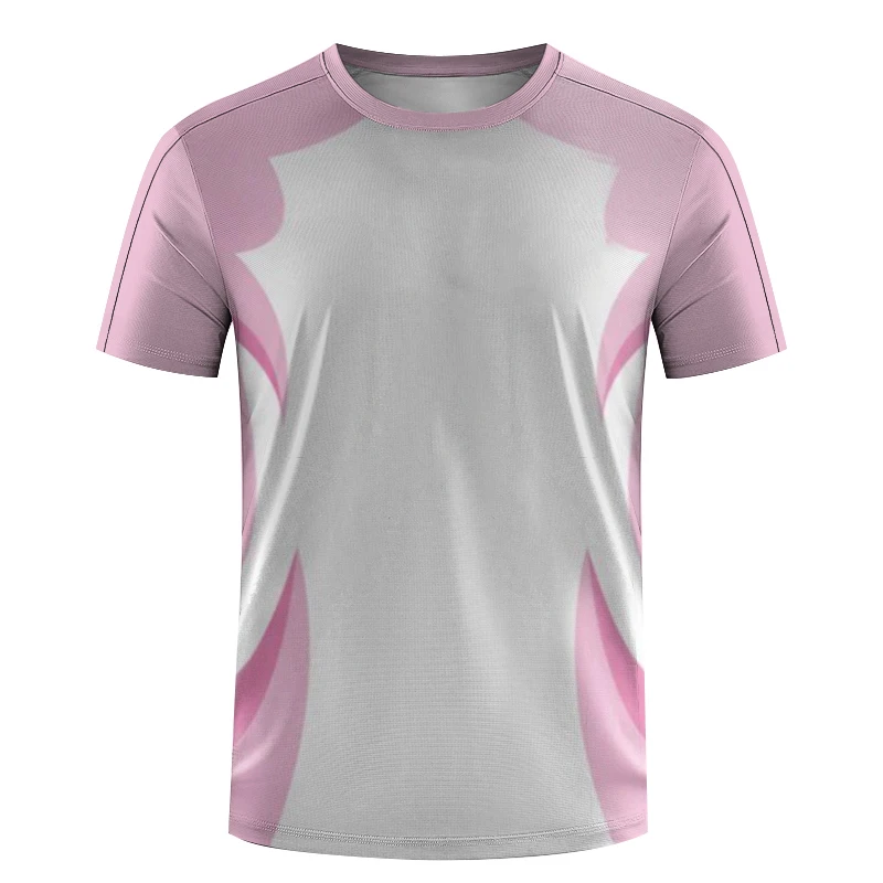 Mens running T-shirt Women\'s ultra-thin breathable Sportswear Summer fast drying fitness short sleeve badminton training clothes