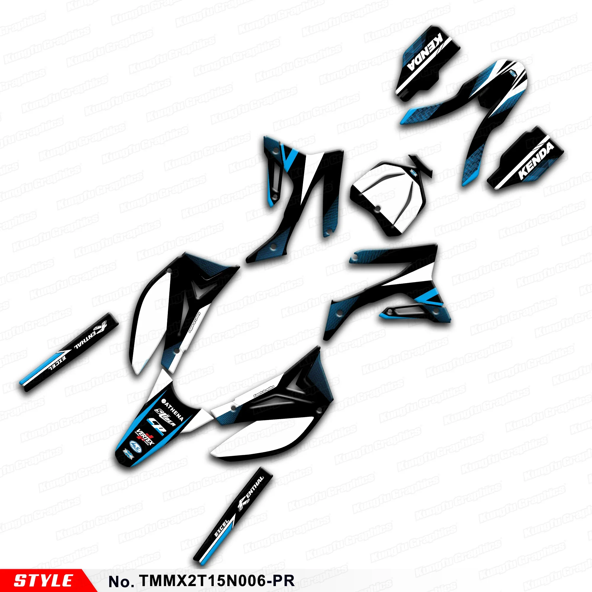 

Dirtbike Graphics Stickers Set for TM Racing MX 2T 125 144 250 300 450 2015 2016 2017 2018 2019 2020 2021,TMMX2T15N006-PR