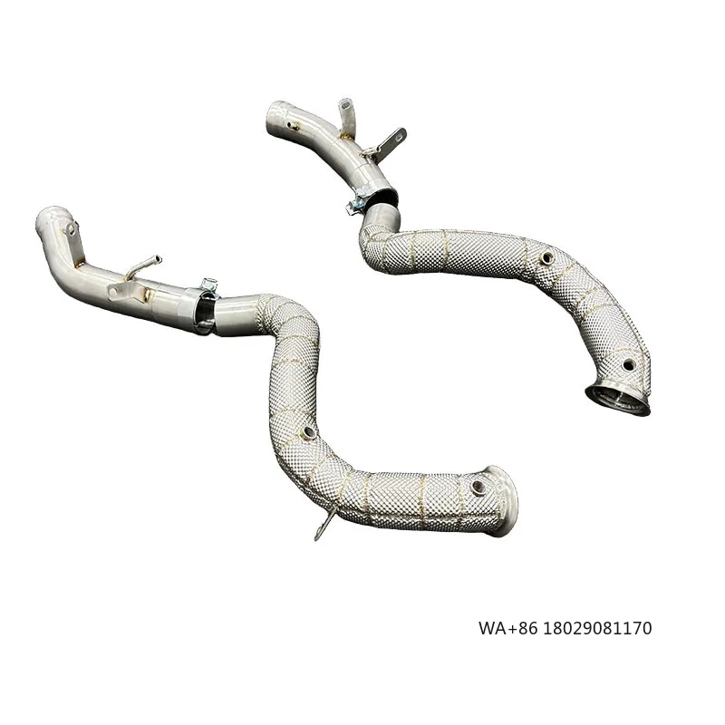

OEM Free Flow Downpipes Exhaust for -E63 W213 4.0T 2016-2023 Car Stainless Steel No Cat Downpipe Exhaust Pipes